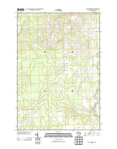 Black Brook Wisconsin Historical topographic map, 1:24000 scale, 7.5 X 7.5 Minute, Year 2013