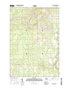 Black Brook Wisconsin Current topographic map, 1:24000 scale, 7.5 X 7.5 Minute, Year 2015
