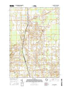 Black Creek Wisconsin Current topographic map, 1:24000 scale, 7.5 X 7.5 Minute, Year 2016