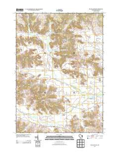 Black Hawk Wisconsin Historical topographic map, 1:24000 scale, 7.5 X 7.5 Minute, Year 2013