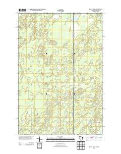 Black Lake Wisconsin Historical topographic map, 1:24000 scale, 7.5 X 7.5 Minute, Year 2013