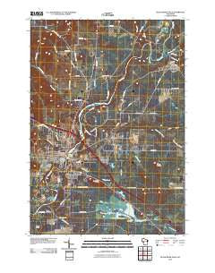 Black River Falls Wisconsin Historical topographic map, 1:24000 scale, 7.5 X 7.5 Minute, Year 2010