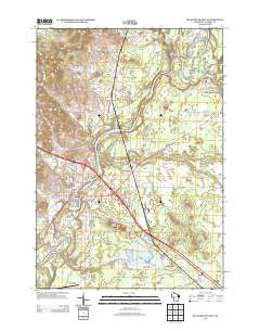 Black River Falls Wisconsin Historical topographic map, 1:24000 scale, 7.5 X 7.5 Minute, Year 2013