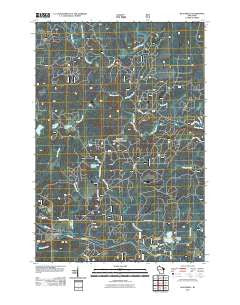 Blackwell Wisconsin Historical topographic map, 1:24000 scale, 7.5 X 7.5 Minute, Year 2011