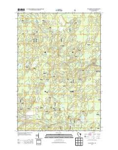 Blackwell Wisconsin Historical topographic map, 1:24000 scale, 7.5 X 7.5 Minute, Year 2013