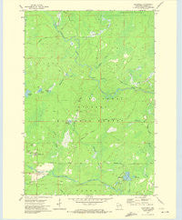 Blackwell Wisconsin Historical topographic map, 1:24000 scale, 7.5 X 7.5 Minute, Year 1972