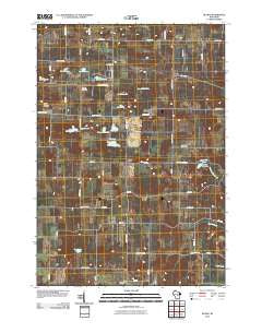 Blaine Wisconsin Historical topographic map, 1:24000 scale, 7.5 X 7.5 Minute, Year 2010
