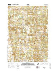 Blaine Wisconsin Current topographic map, 1:24000 scale, 7.5 X 7.5 Minute, Year 2015