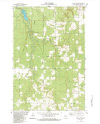 Blaine Creek Wisconsin Historical topographic map, 1:24000 scale, 7.5 X 7.5 Minute, Year 1984