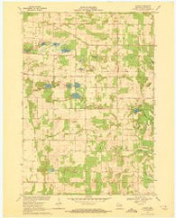 Blaine Wisconsin Historical topographic map, 1:24000 scale, 7.5 X 7.5 Minute, Year 1969