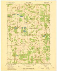 Blaine Wisconsin Historical topographic map, 1:24000 scale, 7.5 X 7.5 Minute, Year 1969