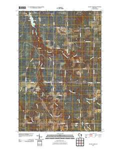 Blaine Creek Wisconsin Historical topographic map, 1:24000 scale, 7.5 X 7.5 Minute, Year 2010