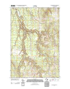 Blaine Creek Wisconsin Historical topographic map, 1:24000 scale, 7.5 X 7.5 Minute, Year 2013