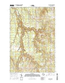 Blaine Creek Wisconsin Current topographic map, 1:24000 scale, 7.5 X 7.5 Minute, Year 2015