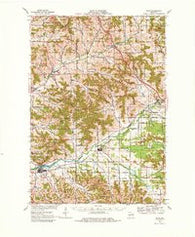 Blair Wisconsin Historical topographic map, 1:62500 scale, 15 X 15 Minute, Year 1968