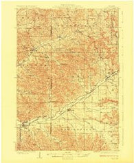 Blair Wisconsin Historical topographic map, 1:62500 scale, 15 X 15 Minute, Year 1927