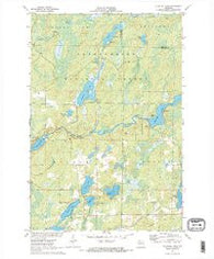 Blaisdell Lake Wisconsin Historical topographic map, 1:24000 scale, 7.5 X 7.5 Minute, Year 1971