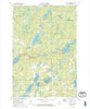 Blaisdell Lake Wisconsin Historical topographic map, 1:24000 scale, 7.5 X 7.5 Minute, Year 1971