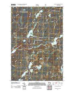 Blaisdell Lake Wisconsin Historical topographic map, 1:24000 scale, 7.5 X 7.5 Minute, Year 2011