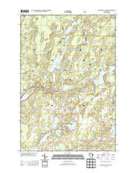 Blaisdell Lake Wisconsin Historical topographic map, 1:24000 scale, 7.5 X 7.5 Minute, Year 2013