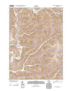 Blanchardville Wisconsin Historical topographic map, 1:24000 scale, 7.5 X 7.5 Minute, Year 2013