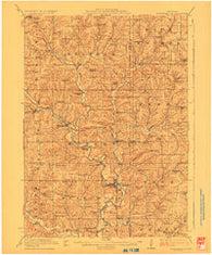 Blanchardville Wisconsin Historical topographic map, 1:62500 scale, 15 X 15 Minute, Year 1923