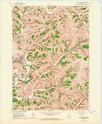 Blanchardville Wisconsin Historical topographic map, 1:24000 scale, 7.5 X 7.5 Minute, Year 1962