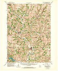 Blanchardville Wisconsin Historical topographic map, 1:62500 scale, 15 X 15 Minute, Year 1962