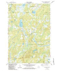 Blockhouse Lake Wisconsin Historical topographic map, 1:24000 scale, 7.5 X 7.5 Minute, Year 1984