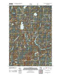 Blockhouse Lake Wisconsin Historical topographic map, 1:24000 scale, 7.5 X 7.5 Minute, Year 2011