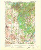 Bloomer Wisconsin Historical topographic map, 1:62500 scale, 15 X 15 Minute, Year 1949