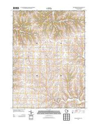 Bloomington Wisconsin Historical topographic map, 1:24000 scale, 7.5 X 7.5 Minute, Year 2013