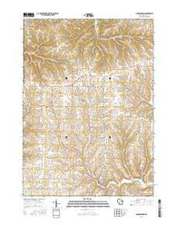 Bloomington Wisconsin Current topographic map, 1:24000 scale, 7.5 X 7.5 Minute, Year 2016