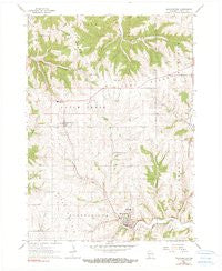 Bloomington Wisconsin Historical topographic map, 1:24000 scale, 7.5 X 7.5 Minute, Year 1962