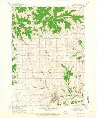 Bloomington Wisconsin Historical topographic map, 1:24000 scale, 7.5 X 7.5 Minute, Year 1962