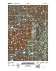 Bloomville Wisconsin Historical topographic map, 1:24000 scale, 7.5 X 7.5 Minute, Year 2010