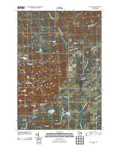 Bloomville Wisconsin Historical topographic map, 1:24000 scale, 7.5 X 7.5 Minute, Year 2010
