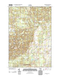 Bloomville Wisconsin Historical topographic map, 1:24000 scale, 7.5 X 7.5 Minute, Year 2013