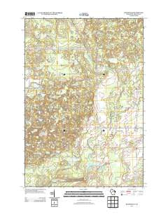 Bloomville Wisconsin Historical topographic map, 1:24000 scale, 7.5 X 7.5 Minute, Year 2013