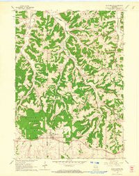 Blue Mounds Wisconsin Historical topographic map, 1:24000 scale, 7.5 X 7.5 Minute, Year 1962