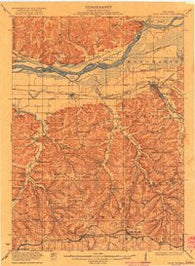 Blue Mounds Wisconsin Historical topographic map, 1:62500 scale, 15 X 15 Minute, Year 1922