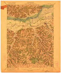 Blue Mounds Wisconsin Historical topographic map, 1:62500 scale, 15 X 15 Minute, Year 1922