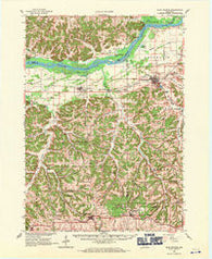 Blue Mounds Wisconsin Historical topographic map, 1:62500 scale, 15 X 15 Minute, Year 1962