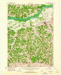 Blue Mounds Wisconsin Historical topographic map, 1:62500 scale, 15 X 15 Minute, Year 1962