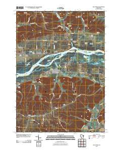 Blue River Wisconsin Historical topographic map, 1:24000 scale, 7.5 X 7.5 Minute, Year 2010