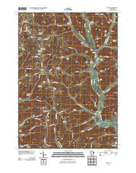 Boaz Wisconsin Historical topographic map, 1:24000 scale, 7.5 X 7.5 Minute, Year 2010