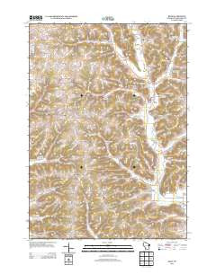 Boaz Wisconsin Historical topographic map, 1:24000 scale, 7.5 X 7.5 Minute, Year 2013