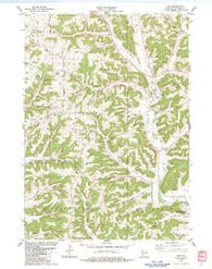 Boaz Wisconsin Historical topographic map, 1:24000 scale, 7.5 X 7.5 Minute, Year 1983