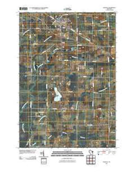 Bonduel Wisconsin Historical topographic map, 1:24000 scale, 7.5 X 7.5 Minute, Year 2010