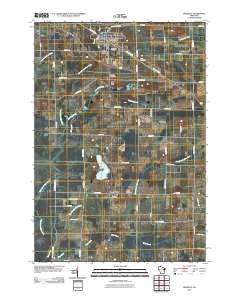 Bonduel Wisconsin Historical topographic map, 1:24000 scale, 7.5 X 7.5 Minute, Year 2010